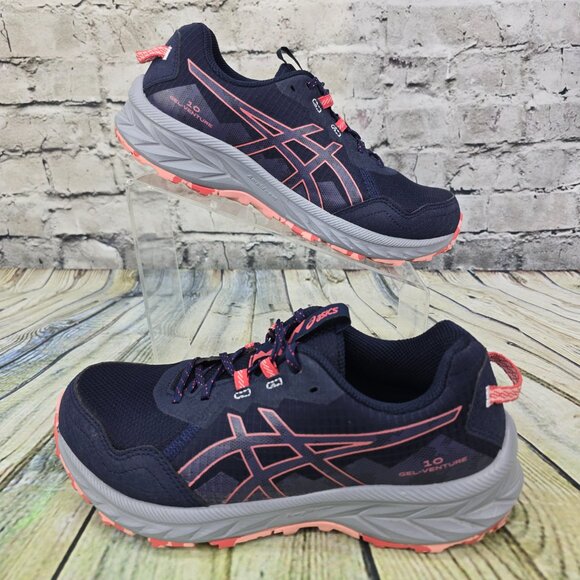 ASICS Gel-Venture 10 Women’s Size 8.5 Navy Blue Athletic Running Shoes Sneakers - Picture 2 of 9